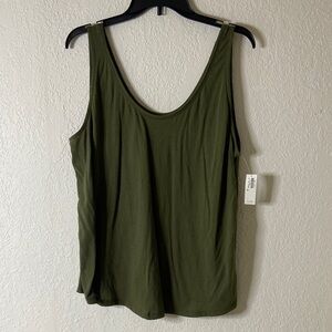 Old Navy Dark Green Tank Top